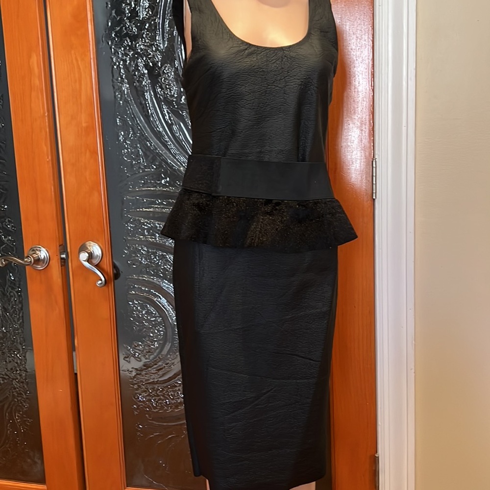 Black Pleather dress - Picture 5 of 13